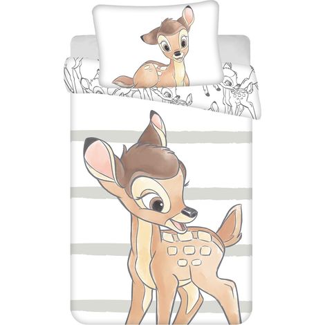 Disney Bambi Bettwäsche für Kinder – Bettbezug 100x135 cm + Kissenbezug 40x60 cm (1/5)