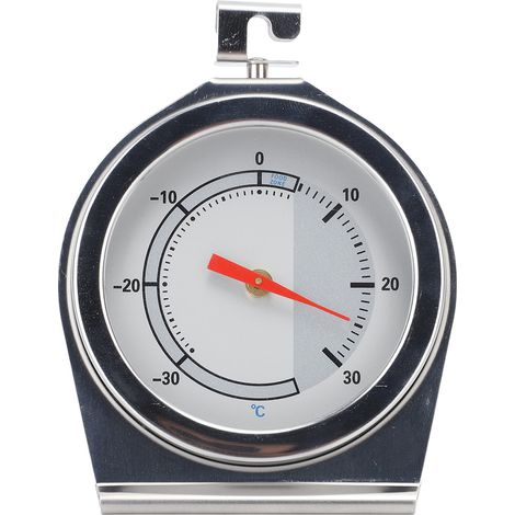 Thermomètre analogique réfrigérateur congélateur Toivize acier inoxydable haute précision -30 à 30°C lecture facile (1/5)