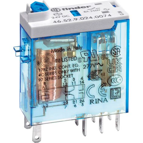 Miniaturrelais Finder 46.52.9 24 V DC 8 A