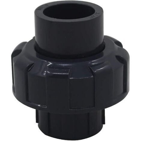 Pair Raccord union pvc 20 25 32 40 50 63 75 90 110mm piscine manchon union pvc raccord pour pompe filtre (Diamètre Intérieur 50mm) (1/5)