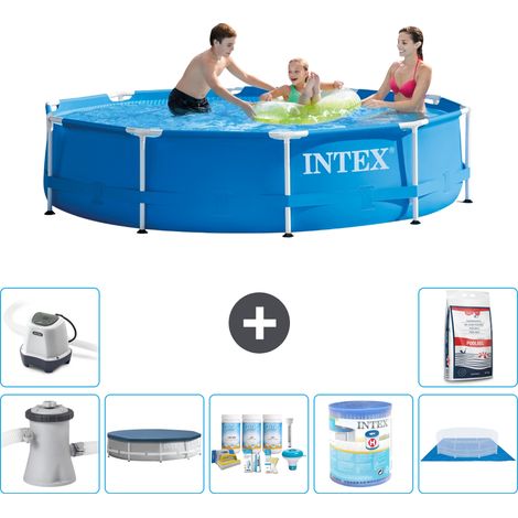 Intex Piscina con struttura Rotonda - 305x76 cm - 8-pezzi  S41652