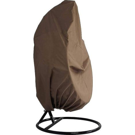 Housse pour fauteuil suspendu / fauteuil à bascule / panier suspendu - Housse imperméable pour fauteuil suspendu de jardin en rotin tressé (1/5)