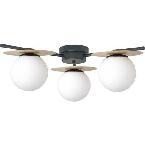 Deckenleuchte 3xE14 Luma Schwarz Beige Keter Lighting (1/5)