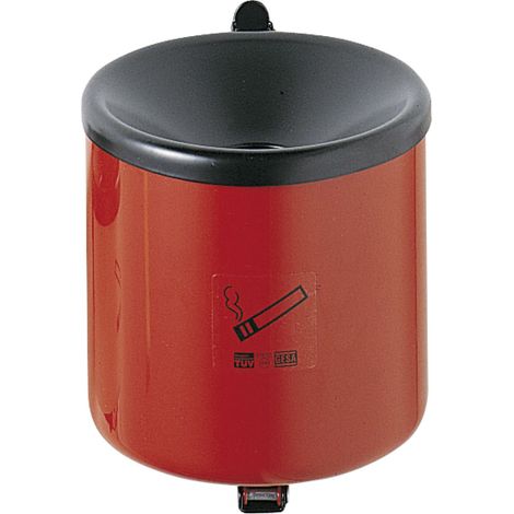 Wandascher Ø150xH145mm rot m.Kippvorrichtung TKG (1/3)