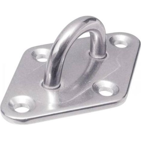 5 Pontets Sur Platine Diamant Emboutis et Soudés 8 mm - Inox A2 - D-Work