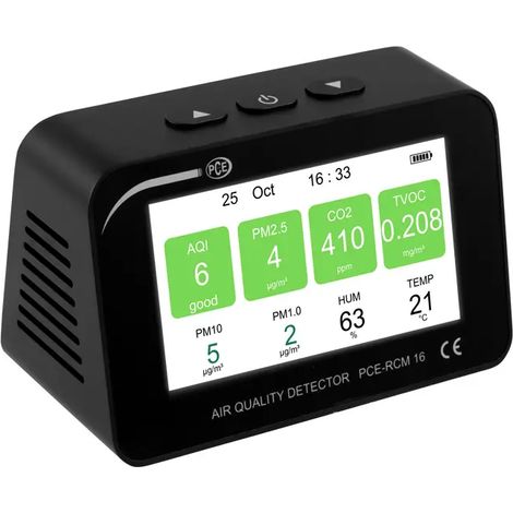 PCE Instruments PCE-RCM 16 Igrometro 20 % ur 90 % ur (1/5)