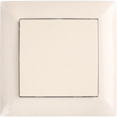Toolight Single Switch With Frame Oste Jnh006-w Beige (1/5)