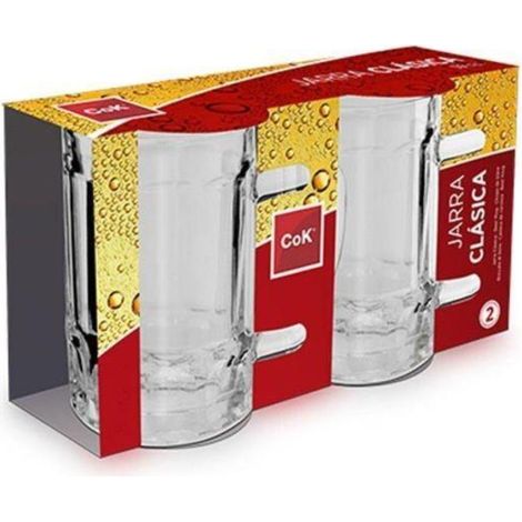48 cls jarra cerveza pinta clasica 480 cc - caja 2 unidades ,