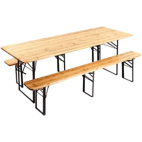 Set Birreria 220X80 H 76 Cm