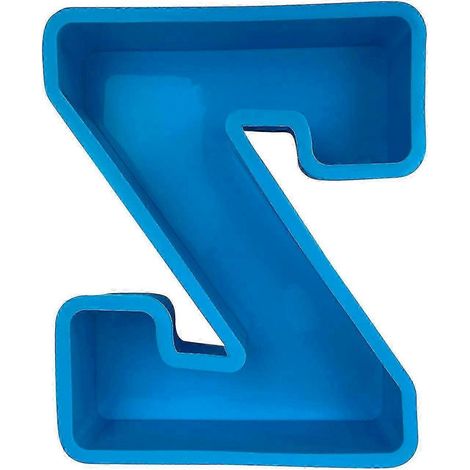 Moule à gâteau alphabet, lettre anglaise en silicone, lettre Z. (1/3)
