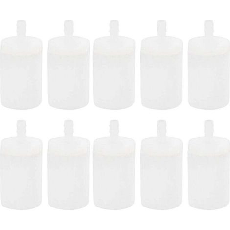 10 pièces ABS filtre à carburant filtre à carburant remplacement adapté pour Husqvarna pièces de tronçonneuse accessoires d'outil de jardin technologie de fabrication avancée A (1/4)