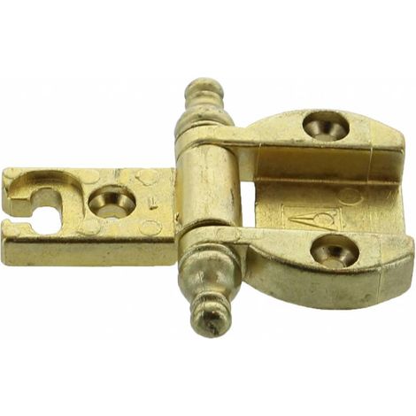 10 x CERNIERA P/MOBILI A0055 OTTONATO 35X24 MM
