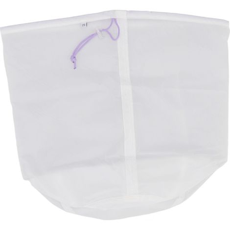 5 Gallons Brew Bags Wine Straining Bag Extra Fine Mesh for Homebrewing Milk Honey Purple (25micro) (1/5)