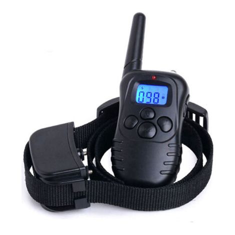 Collier De Dressage Electrique Rechargeable Etanche Telecommande Sans Fil A Portee De 300 Metres Pour EntraNer Chien