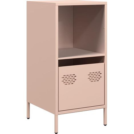Maison Exclusive - Credenza Rosa 35x39x73,5 cm in Acciaio Laminato a Freddo