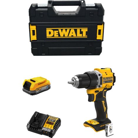 Perceuse à Percussion DeWALT DCD794E1T (1 x 1,7 Ah Powerstack DCB1104 TSTAK II)