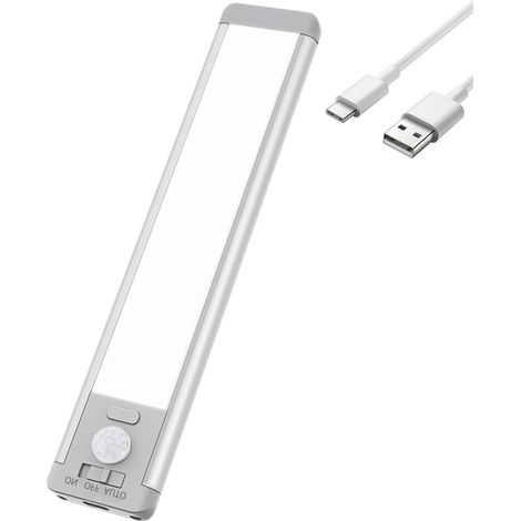 Veilleuse ultra-mince à capteur de présence magnétique intelligent, intensité lumineuse réglable en continu (1/5)