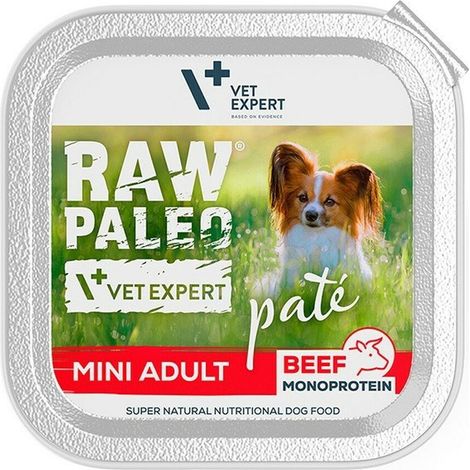 Paté paleo crudo mini per adulti, manzo 150 g (1/2)