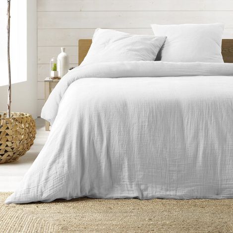 Set copripiumino Angelia bianco 240x220 cm