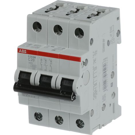 Disjoncteur S200M 3P C20 10kA - ABB2CDS273001R0204