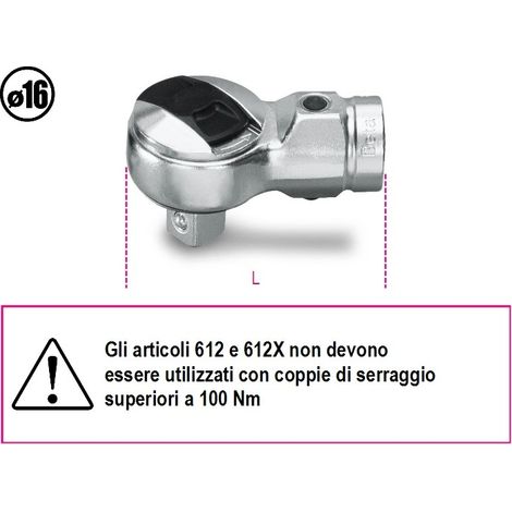 BETA 614 - Cricchetti reversibili per barre dinamometriche (1/2)