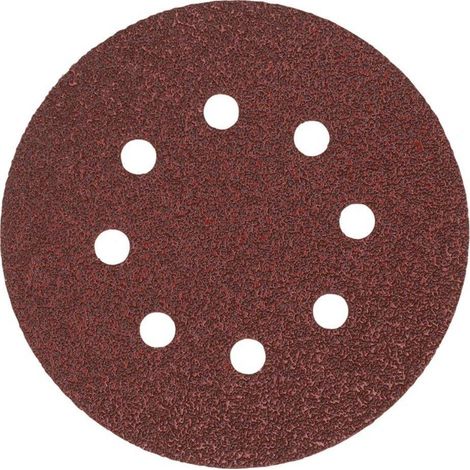 Milwaukee Disco abrasivo P240 125 mm 8 fori