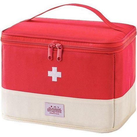 Erste-Hilfe-Tasche Rot-Weiß mit Kreuz für Reisen & Outdoor