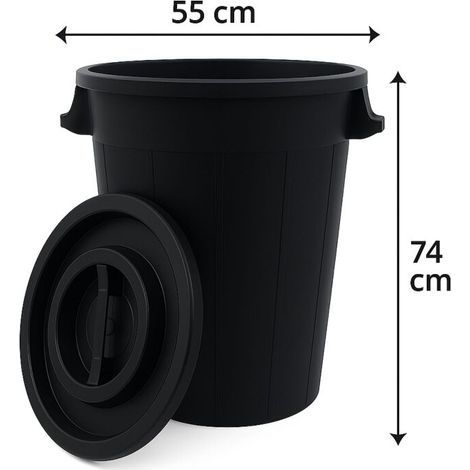 Runder Wassertank mit Deckel 120 Liter – Wasserspeicher Grow (1/5)