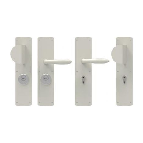 Demi-ensemble sur plaque diam 45 mm pour coffre pour série 73 A2P - BRICARD Blanc 70 70