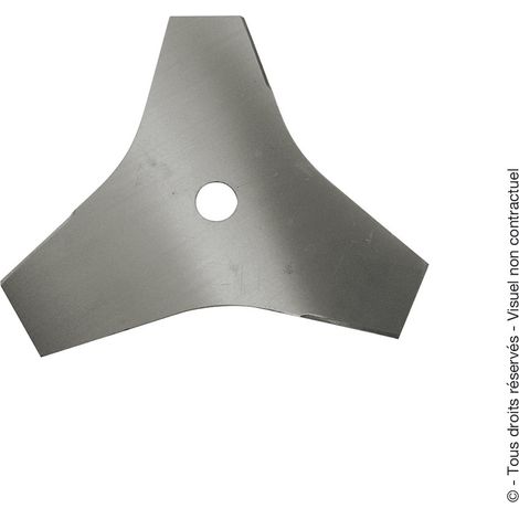 Lame de débroussailleuse 280 mm axe 20 mm spécial herbe dense fabriquée en France