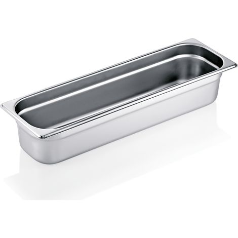 Bac GN 2/4 en Acier Chrome 5,6 L P 100 mm - Was Germany