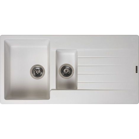 Reginox Einbauspüle Harlem 15 Regi-Granit Pure White (1/5)