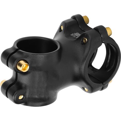 Potence de Vélo de Montagne en Alliage d'Aluminium ±7° 31.8mm pour Guidon Court, Compatible avec la Plupart des Vélos, Noir (1/5)