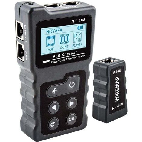 PoE-Tester, Online-Power-over-Ethernet-Tester, Stromprüfer, Spannungsprüfer, PoE-Tester