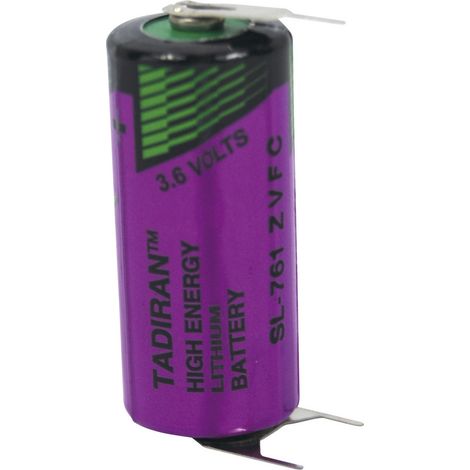 Tadiran Batteries SL 761 PT Spezial-Batterie 2/3AA U-Lötpins Lithium 3.6 V 1500 mAh 1 St.