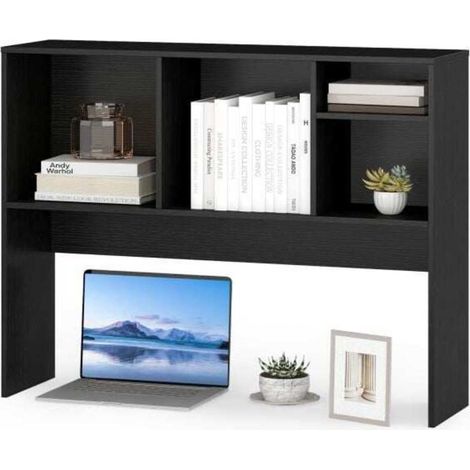 Bureau bien rangé avec cette étagère de bureau, organiseur de table à 4 compartiments et fixation murale (1/4)