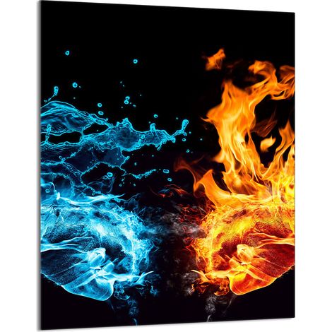 TAGLIERE IN VETRO 40x52 Fire (1/5)