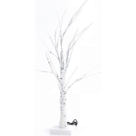 Lichterbaum Lichterzweige für Innen 24 Warmweiß LEDs Bumchen Birken Dekozweige Batteriebetrieb Weihnachtsdeko für Zuhause Party Geburtstag Hochzeit Innen