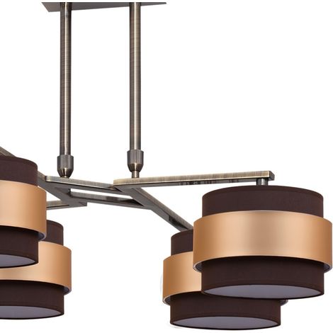 Mi Lampara - Lampara 4lp Bremen Cromo/bla-pl 4xe14 Regx92 (1/2)