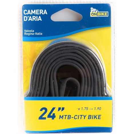 ON BIKE Camera d'Aria Bici 24 x 1.75 1.90 E T R O 47-507 Alta Bambini Regolabile (1/2)