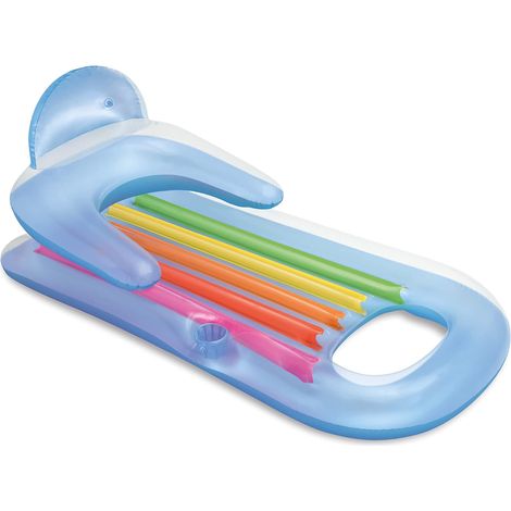 1 Fauteuil Piscine, Translucide, Confortable, 160x85cm, Adulte (1/5)
