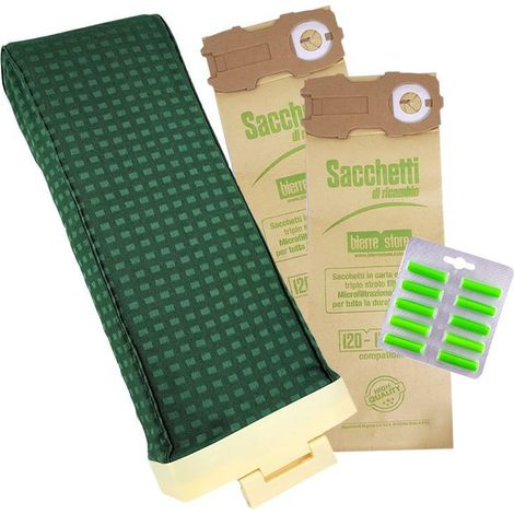 Sacca unitÀ filtro folletto vk120 8 sacchetti 10 profumi compatibili (1/4)