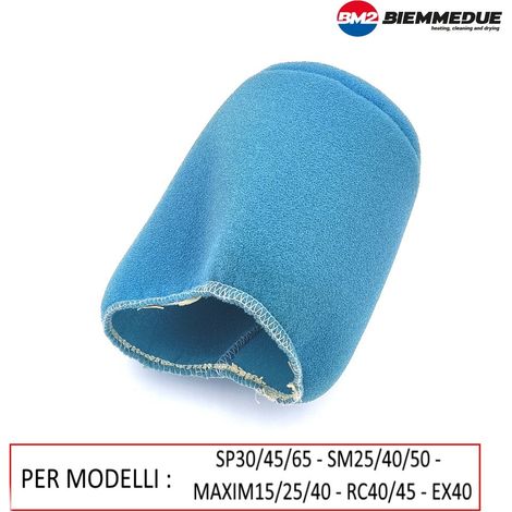 FILTRO BM2 IN SPUGNA PER ASPIRATORE SP30/45/65 - SM25/40/50 - MAXIM15/25/40 - RC40/45