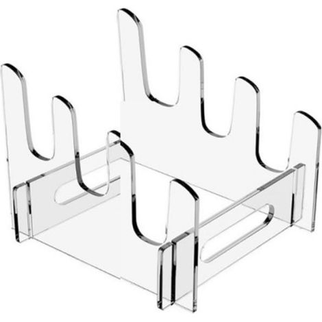 Égouttoir À Vaisselle - Acrylique Transparent - 3 Grilles Extensibles - Pour Comptoir Cuisine - 1 Pièce (1/4)