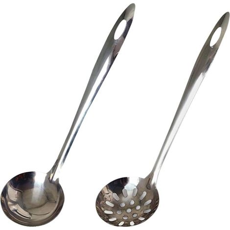 Olla de acero inoxidable 304, olla para sopa con divisor (cuchara A) (1/4)