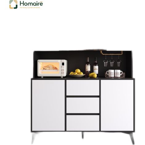 Flur- Garderobenschrank mehrfarbig aus MDF 120 x 40 x 160 cm HOMAIRE (1/5)