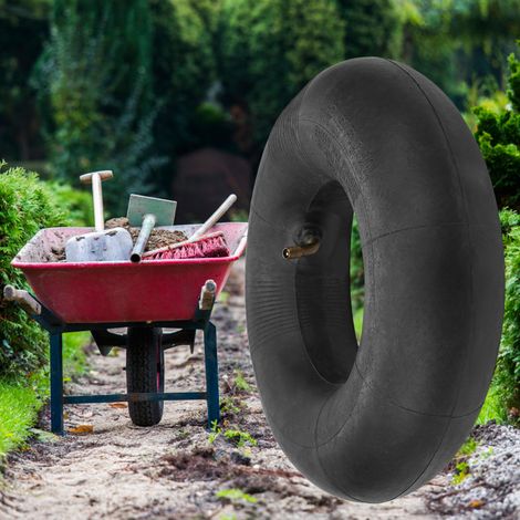 Chambre à air de rechange en caoutchouc pour roue de pneu avec valve coudée, compatible avec chariot à outils 350-4 (1/5)