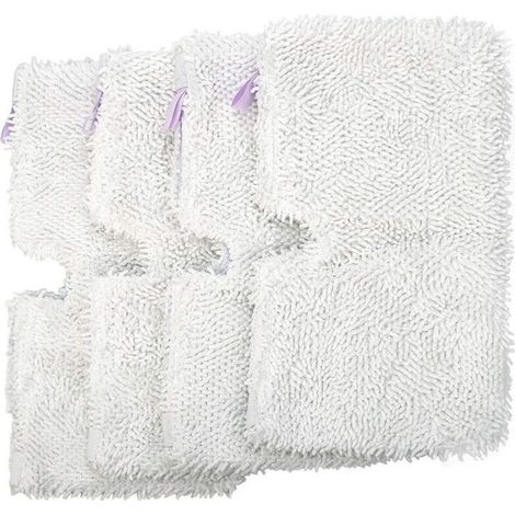 Lot de 4 housse de nettoyage à vapeur en microfibres pour Shark S2901 S3455 S3501 S3502 S3601 S3701 S3901 violet