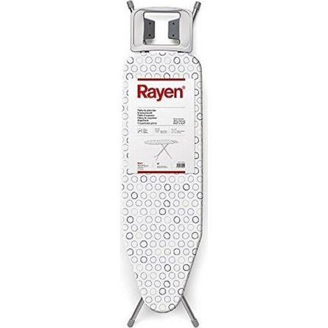 Table à repasser basic – Poids léger 3.5kg – Surface de repassage 120x38cm – Stabilité renforcée pour un repassage efficace – Rayen