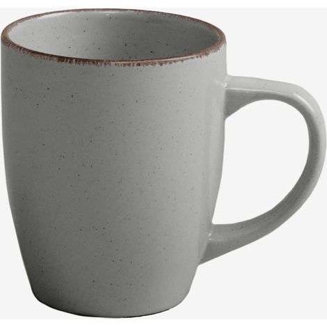 Pack de 2 tasses à café 34 cl en grès Ronilena SKLUM Gris dauphin - Marron